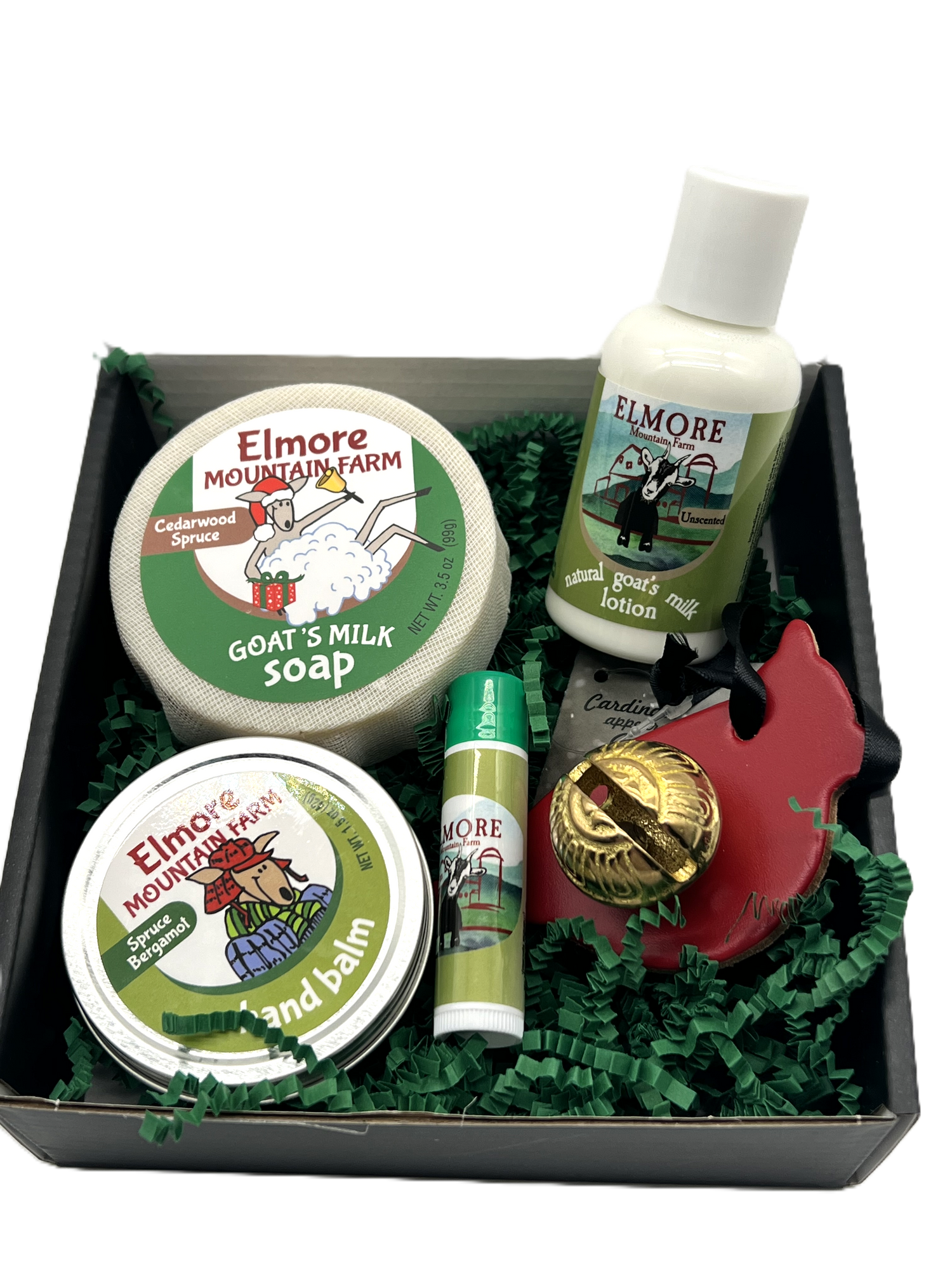 Christmas Gift Boxes w/Cardinal Ornament