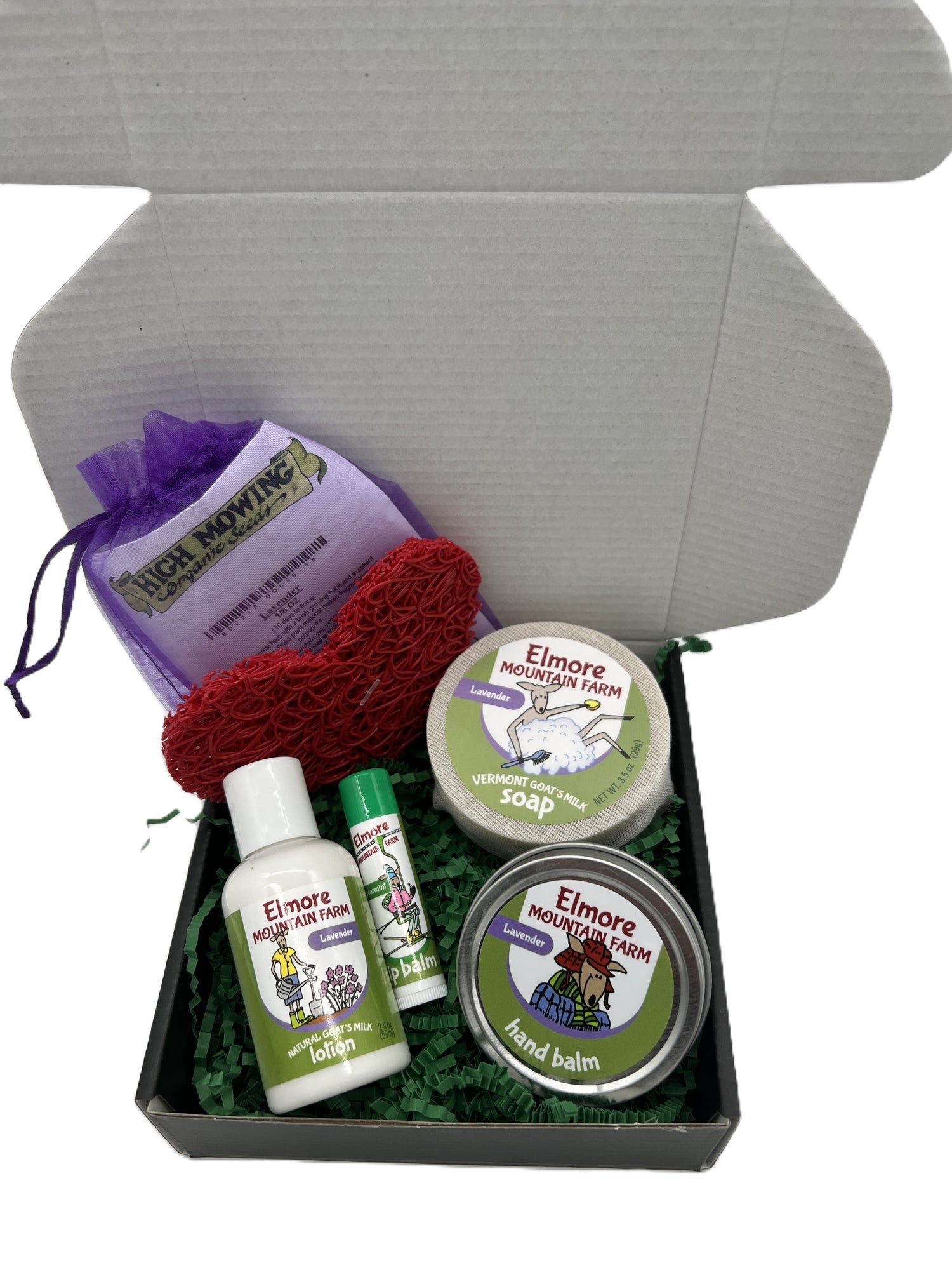 Lavender Heart with Lavender Plant Seeds Valentine's Day Gift Box