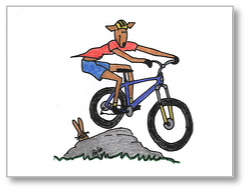 Goatcards: Mountain Biker