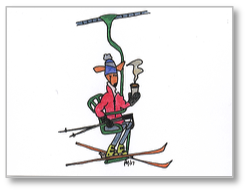 Goatcards: Skier